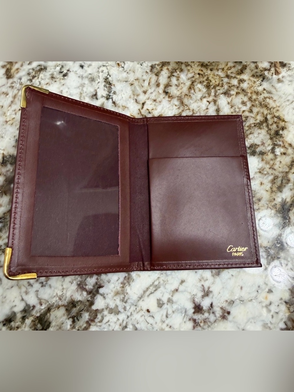 Cartier Vintage And Elegant Leather  Card Holder/ Multi-Use Leather Case - Picture 3 of 12